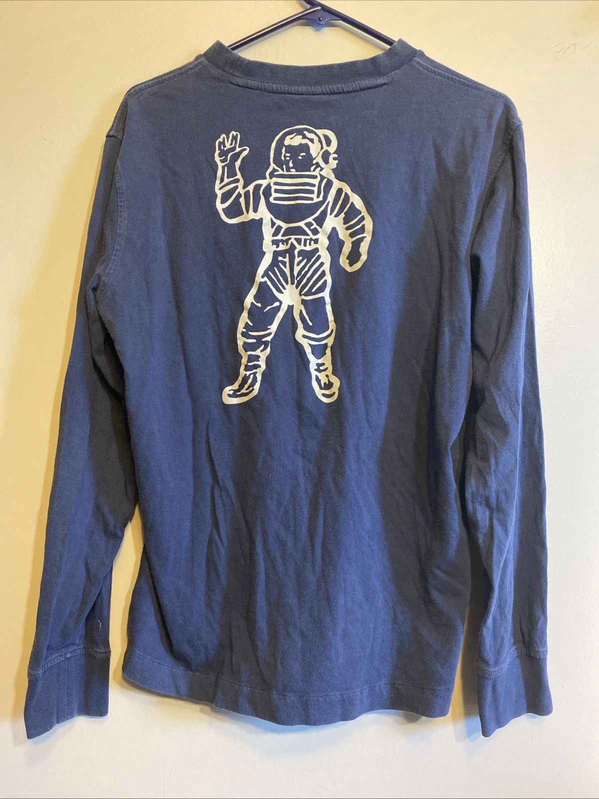 Billionaire  Boys Club Men’s Large Long Sleeve T-Shirt Navy Astronaut Graphic