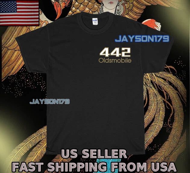 NEW SHIRT OLDSMOBILE 442 LOGO T-SHIRT FUNNY AMERICAN MEN'S SIZE S-5XL