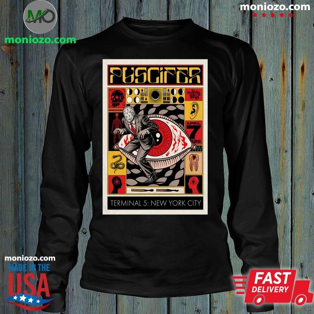 Puscifer April 7 2026 Terminal 5 in New York City Poster T-Edition For Fan Shirt