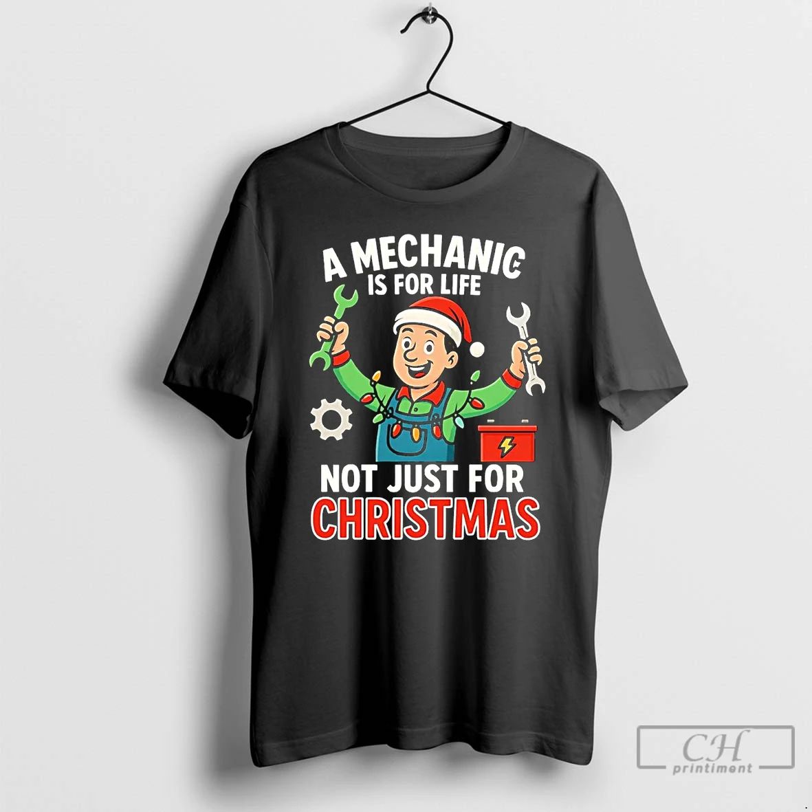 Premium A Mechanic Is For Life Not Just For Christmas T Shirts