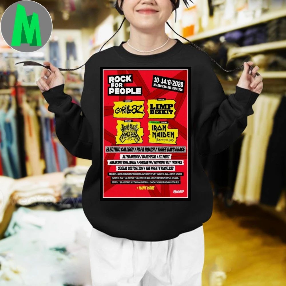 Rock For People Hradec Kralove 2026 Poster Shirt