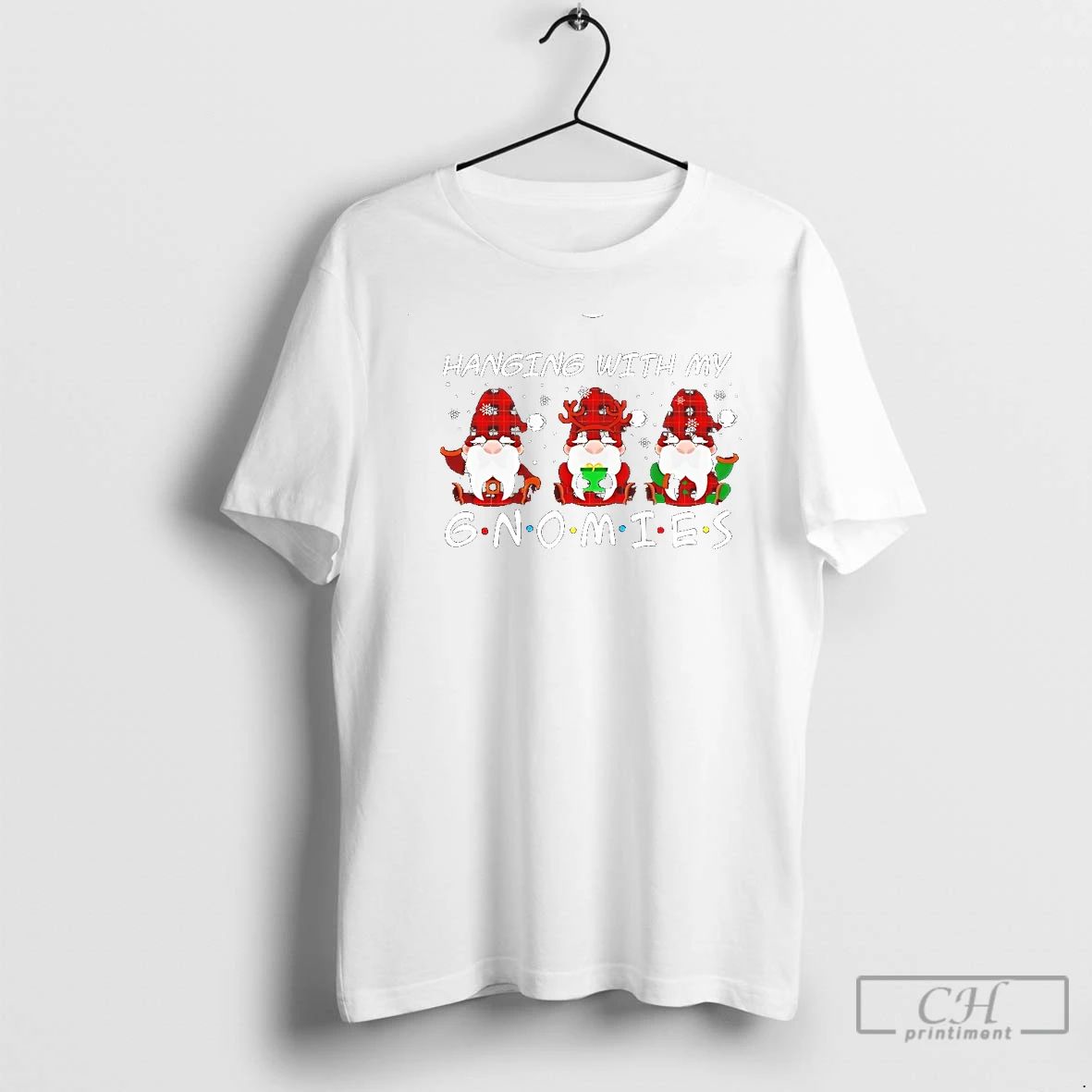 Classic Hanging With My Gnomies Christmas T Shirts