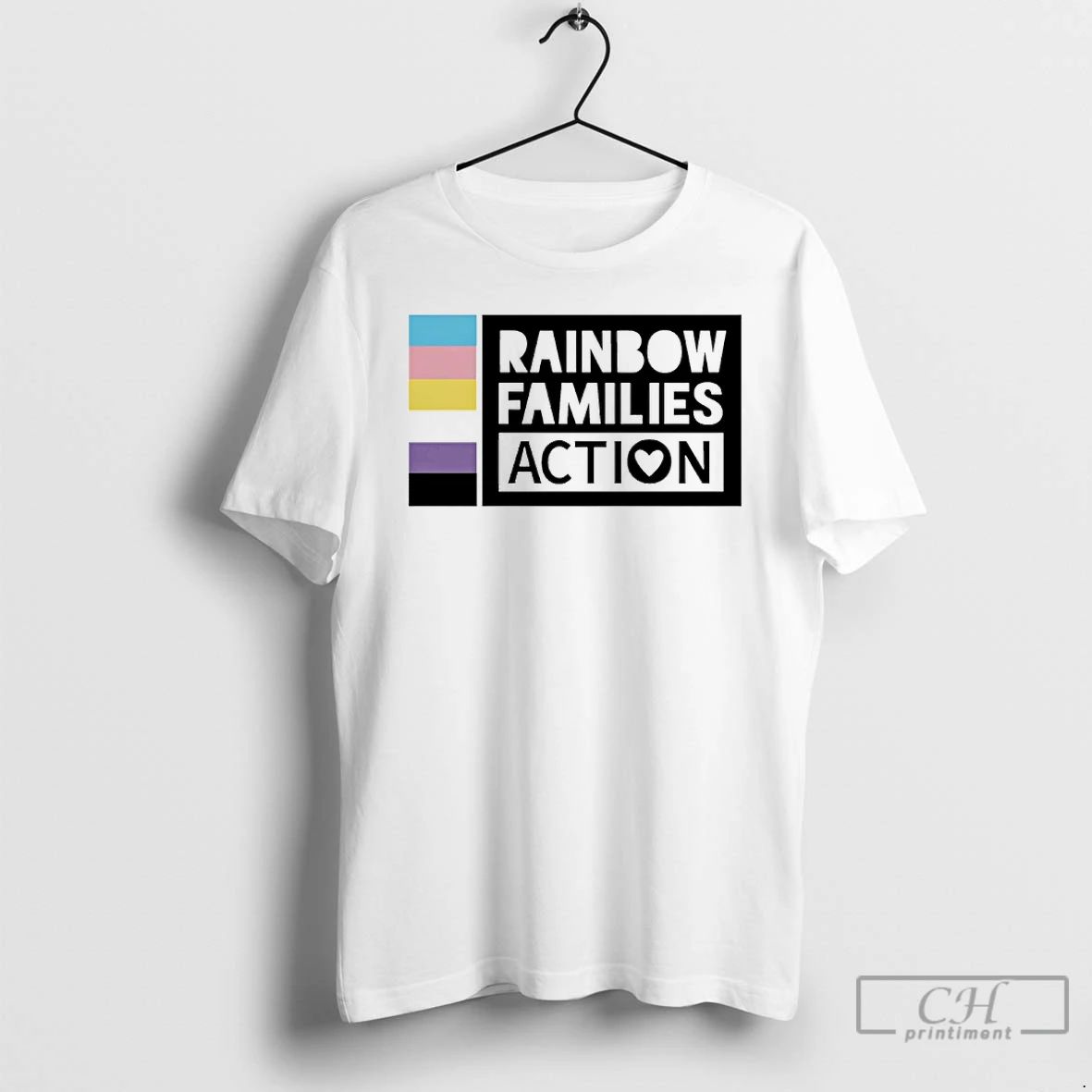 Classic Rainbow Families Action Pride Month