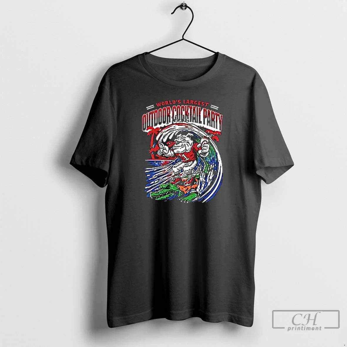 Premium Georgia Bulldogs Worlds Largest Outdoor Cocktail Party T Shirts