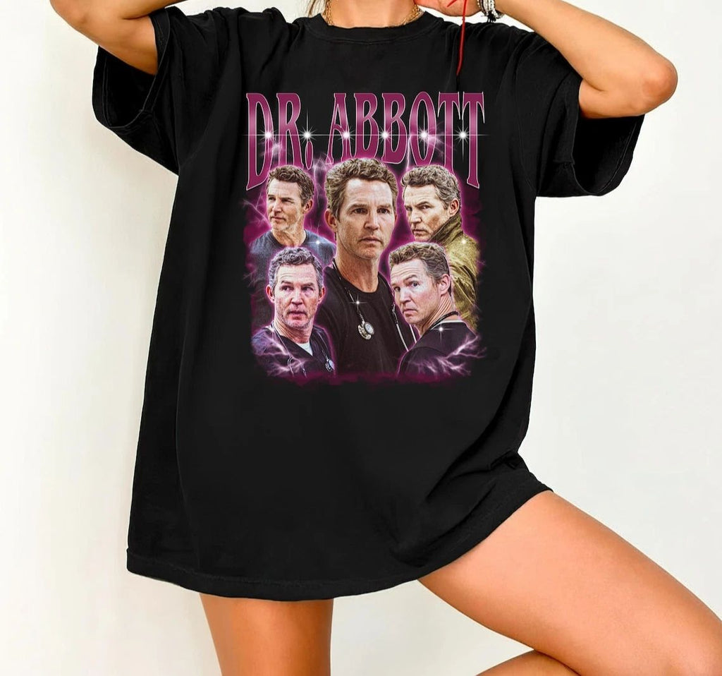 Dr. Abbott Bootleg Vintage Shirt – Medical Drama TV Character Graphic Tee
