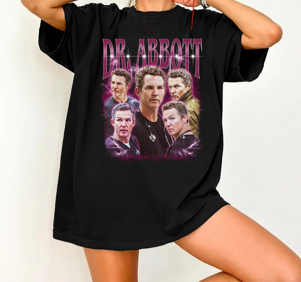 Dr. Abbott Bootleg Vintage Shirt – Medical Drama TV Character Graphic Tee