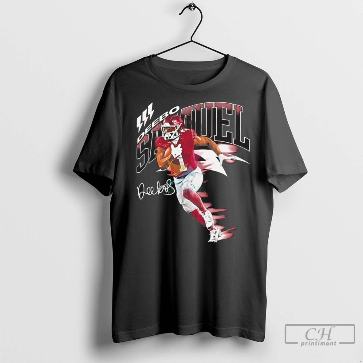 Premium Deebo Samuel Washington Retro Signature