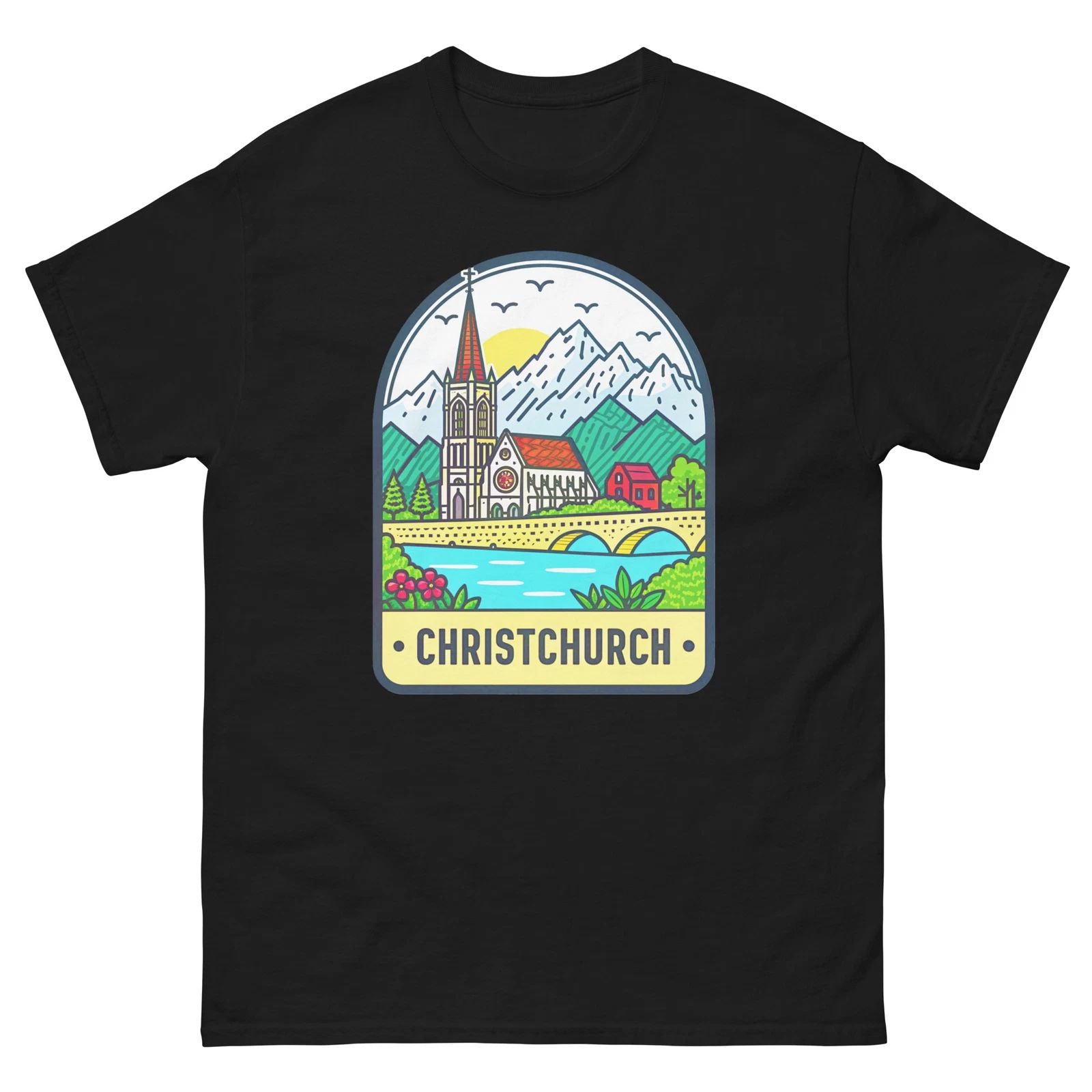 Christchurch World Travel Urban Area City T-Shirt