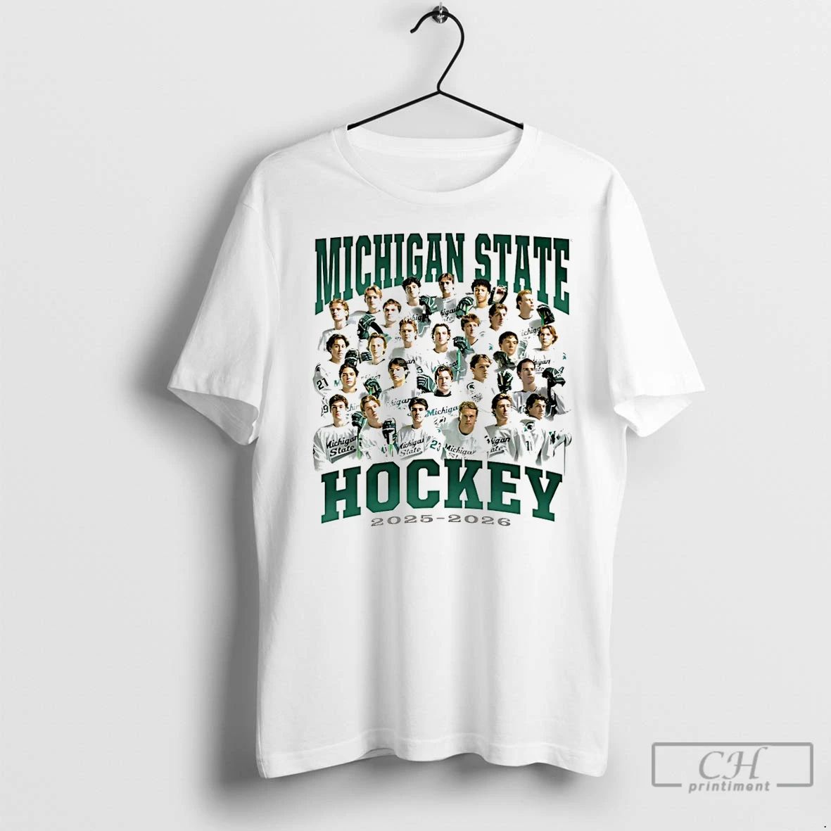 Classic Michigan State Mens Ice Hockey 2025 26 All Team Christmas Ornaments