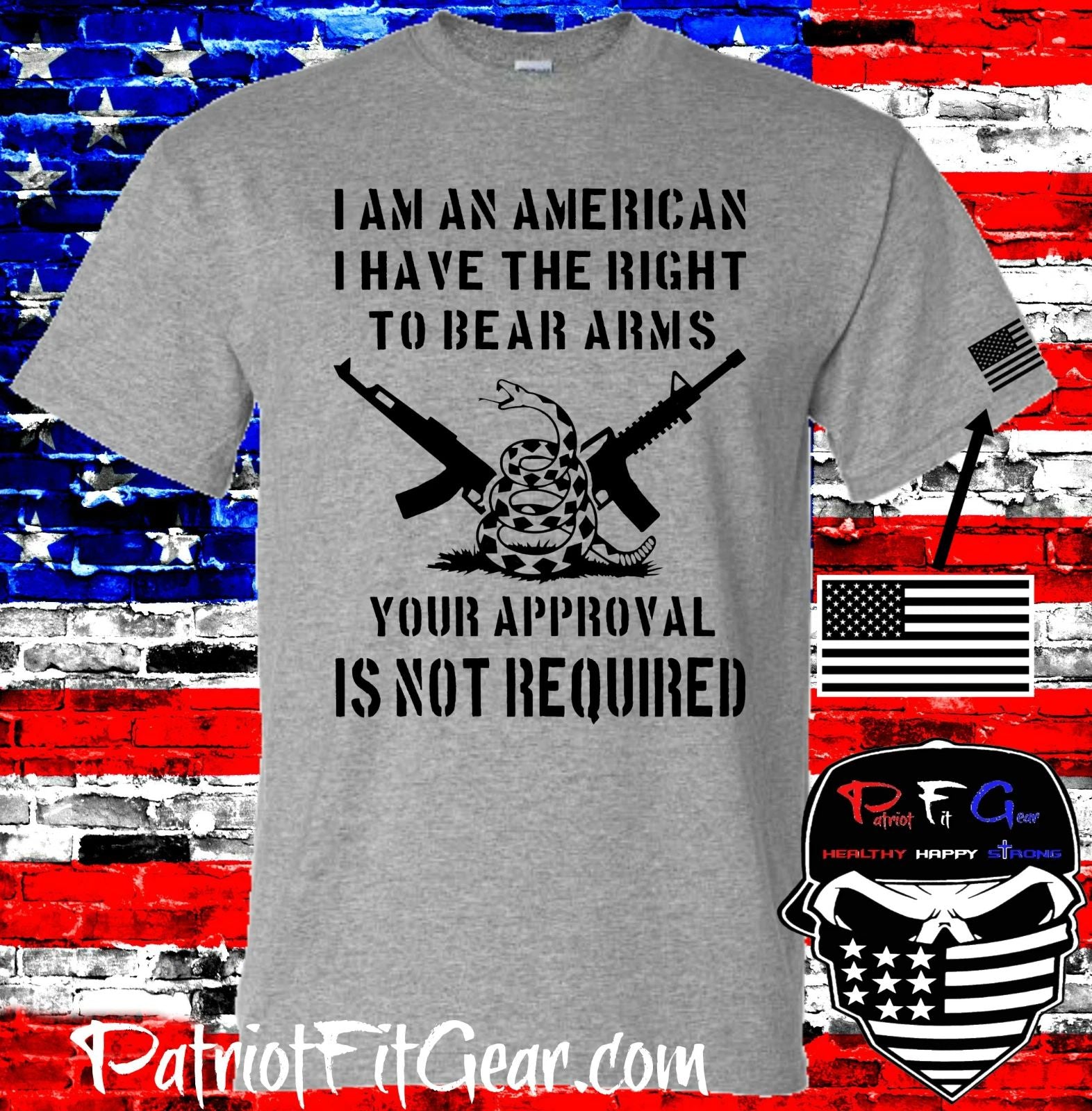 t-shirt,I Am An American,Right To Bear Arms,Gun Rights,We The People,Gadsden,2A