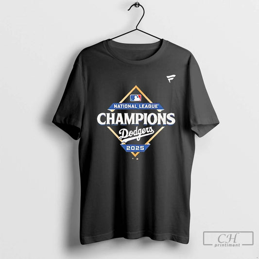 Classic Dodgers National League Champions 2025 T Shirts