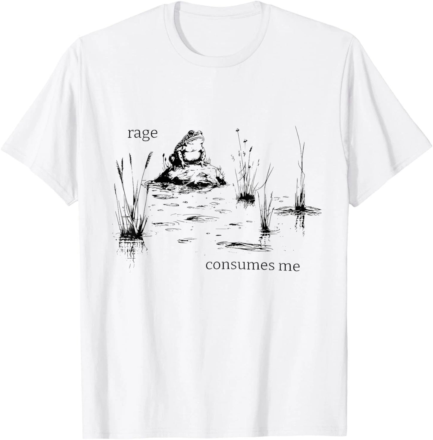 rage consumes me frog funny T-Shirt