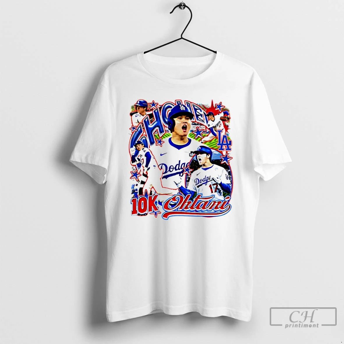 Classic Shohei Ohtani 10k Los Angeles Dodgers Graphic T Shirts
