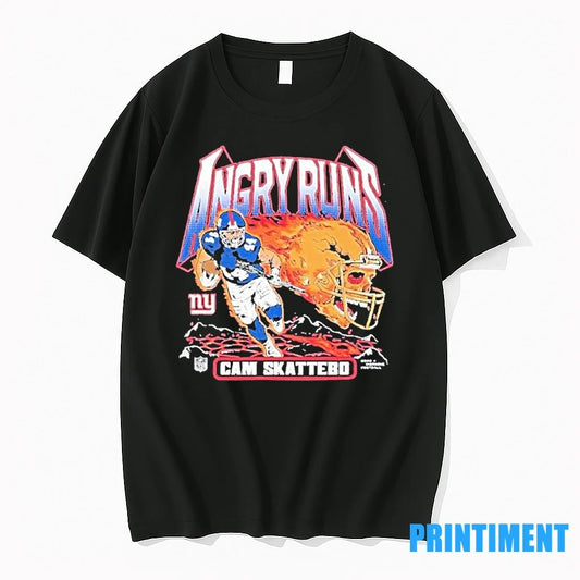 Angry Runs 2025 Giants Cam Skattebo Tshirts Sweater