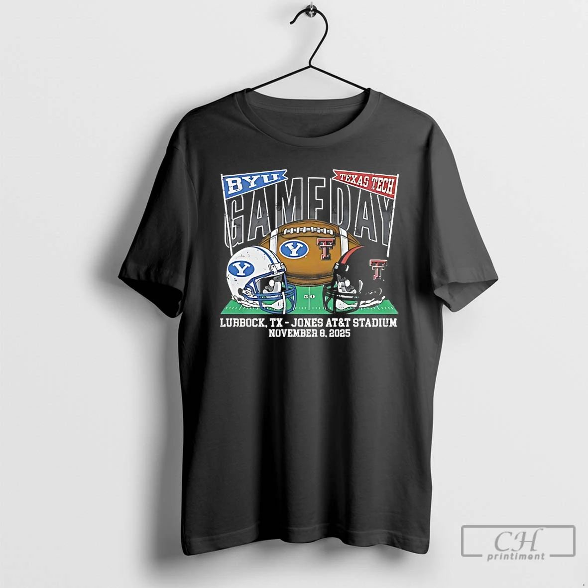 Classic 2025 Game Day Texas Tech Red Raiders Vs Byu Cougars T Shirts