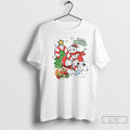 Classic Baymax Santa Candy Cane Christmas Tree White T Shirts