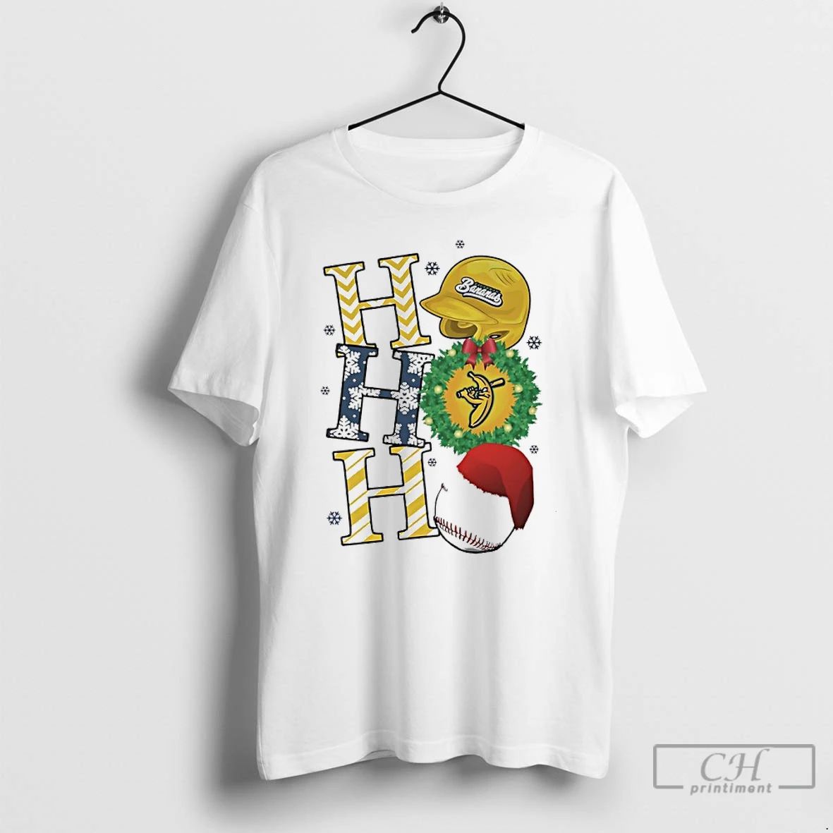 Classic Ho Ho Ho Banana Ball Christmas 2025 T Shirts