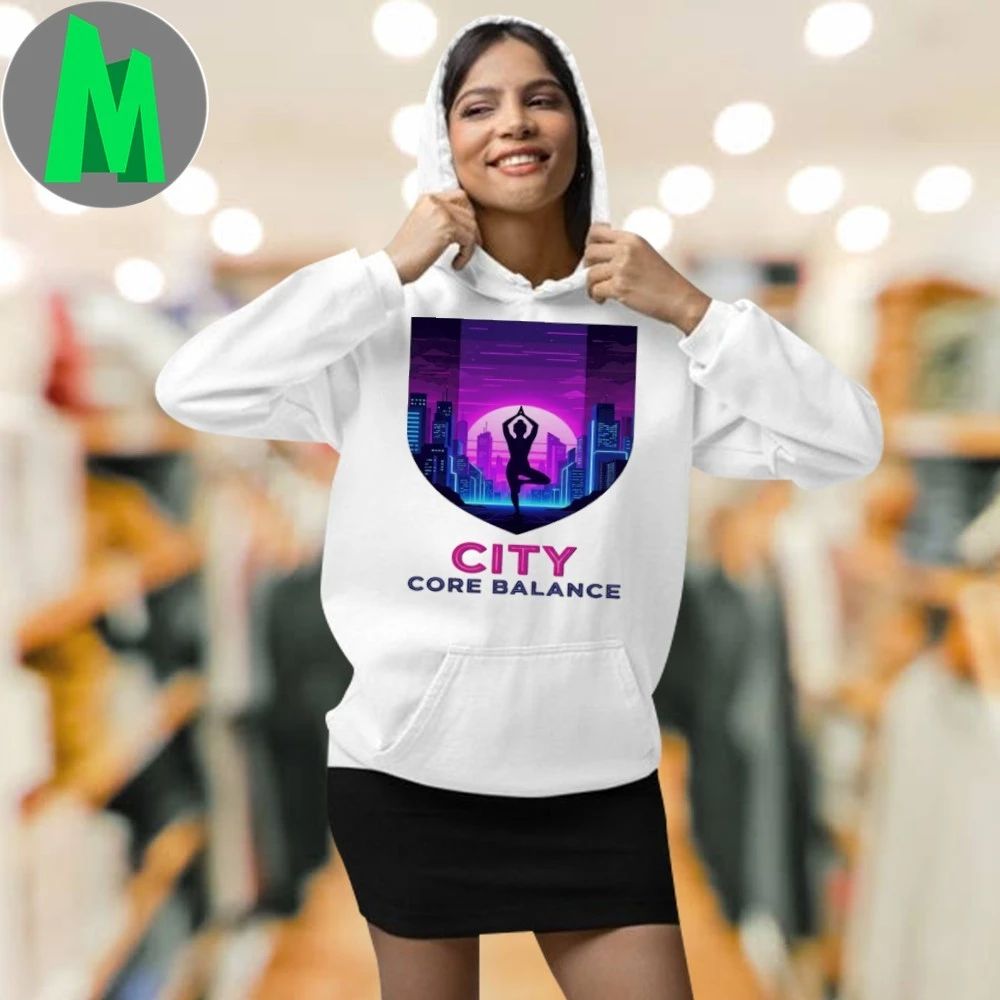 City Core Balance Urban Yoga Skyline T-Shirt