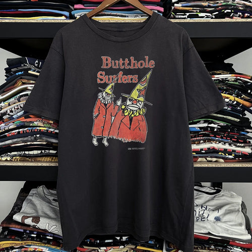 1996 Butthole Surfers Aged T-Shirt Black M