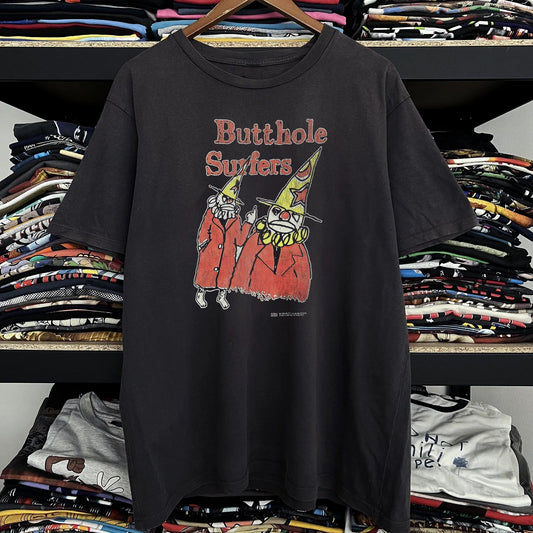 1996 Butthole Surfers Aged T-Shirt Black M