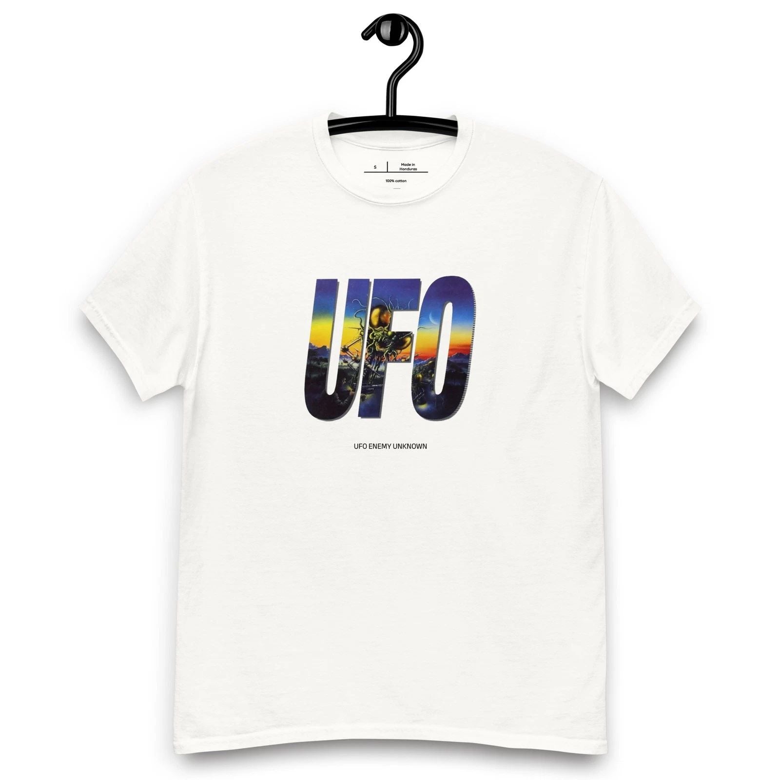 UFO Enemy Unknown Retro T-Shirt Unisex - Amiga C64 Classic Game