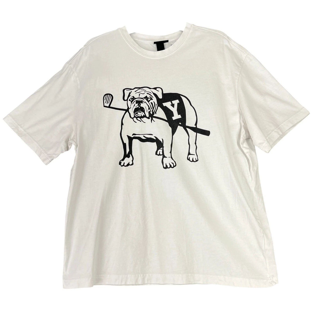 Yale University Hm Bulldog Graphic Tee Men L Collegiate Campus Casual Wear
