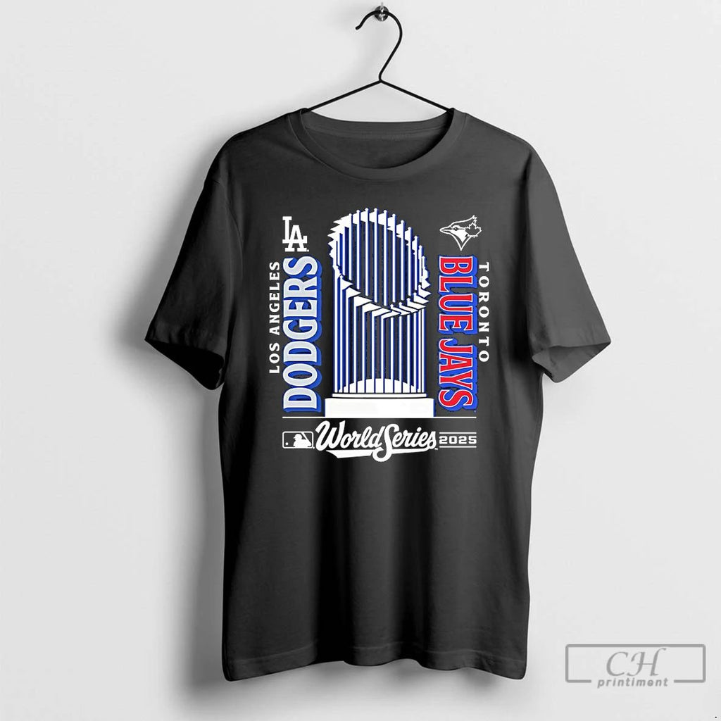 Classic Los Angeles Dodgers Vs Toronto Blue Jays 2025 World Series Changeup Matchup T Shirts