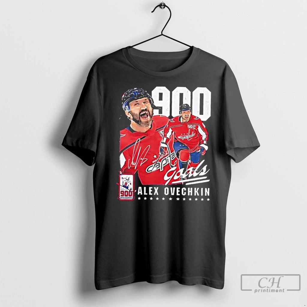 Premium Alex Ovechkin Washington Capitals 900 Goals Signature