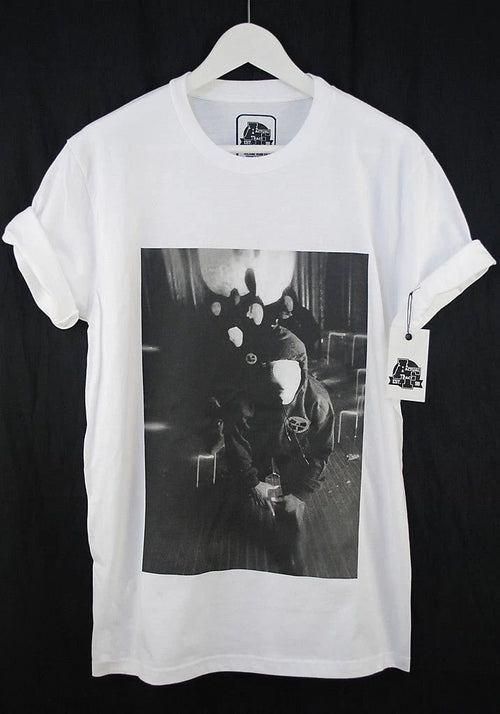 Actual Fact Shaolin Rappers Mask ODB Black & White Hip Hop Tee T Shirt