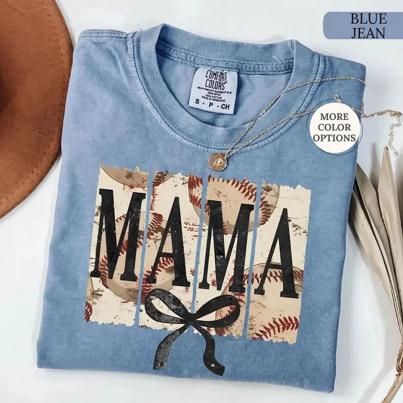 Coquette Bow Baseball Comfort Tee Cute Game Day Sports Fan Gift