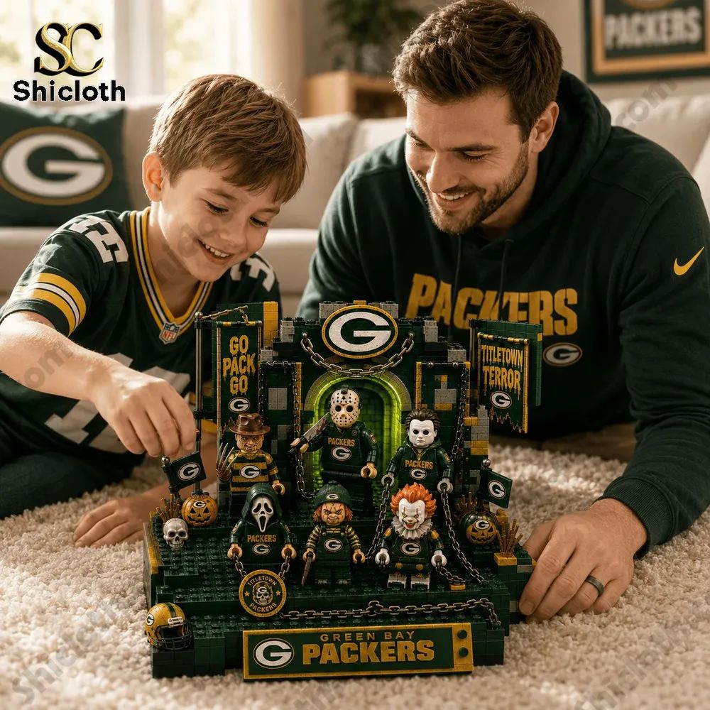 Green Bay Packers Halloween Building Brick Set