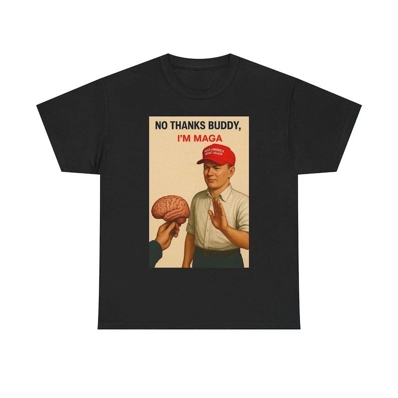 Hot!! Anti-Trump Parody T-Shirt Funny Political Protest Tee - No Kings Day