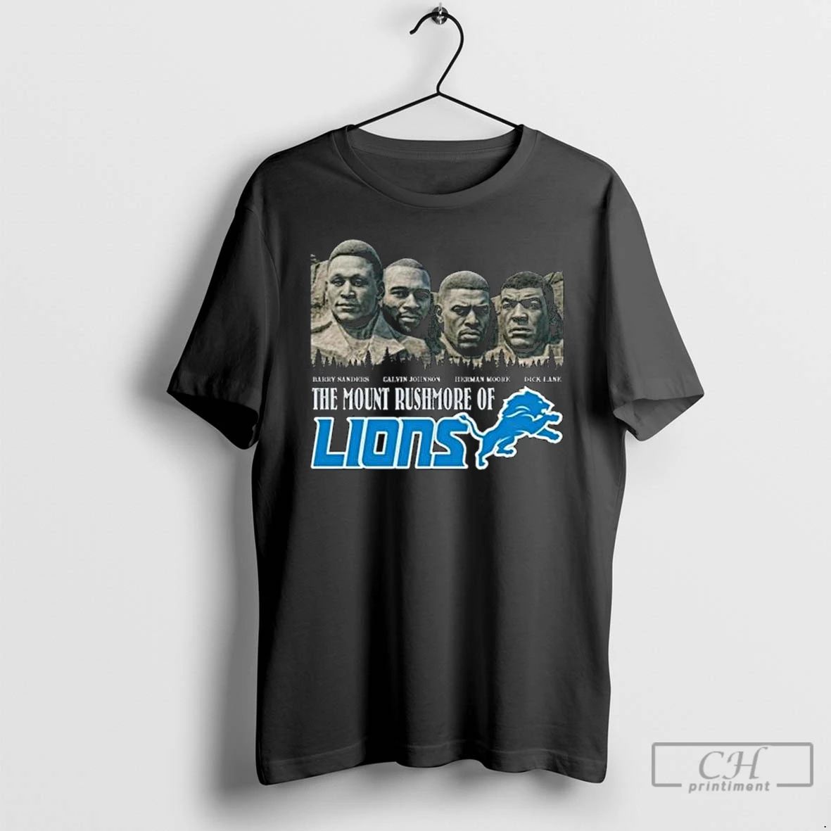 Classic The Mount Rushmore Of Detroit Lions Legends 2025 Long Sleve T Shirts