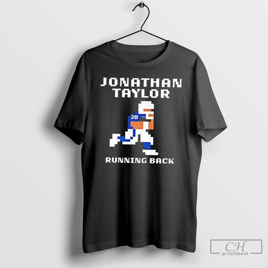Classic Indianapolis Colts Jonathan Taylor Running Back Retro Baller T Shirts