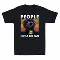 Men's Not Grandma Fan a Top Cat Black Cat T-Shirt Big People Cotton Lovers Funny