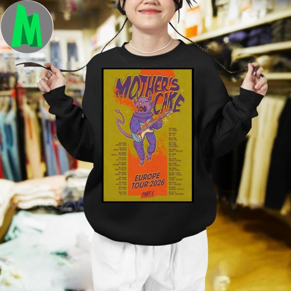 Mother’s Cake 2026 Europe Tour Poster Shirt