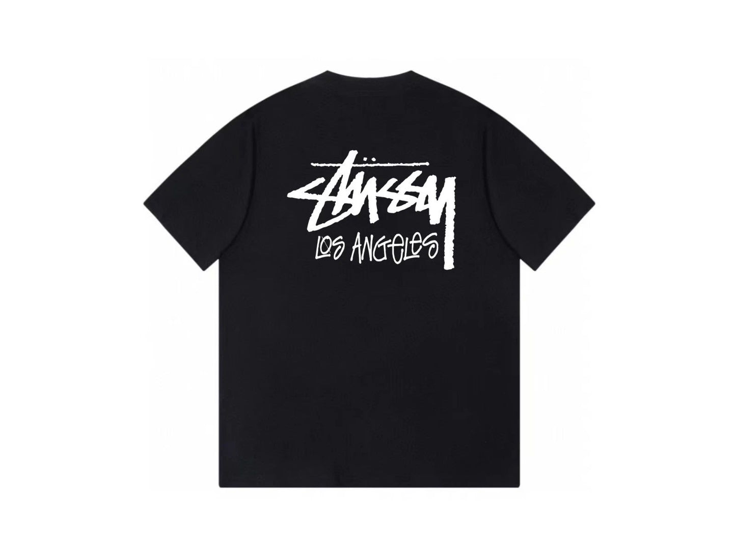 Stussy tee city Los angeles Black / white / blue t shirt