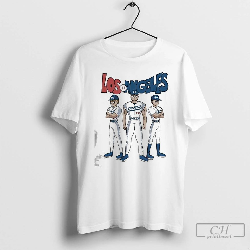 Classic Los Angeles Dodgers Baseball Z Rosanzerusu Anime T Shirts