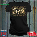 Jesus Prayer Script Christian Faith Typography I Speak The Name Of Jesus Shirt