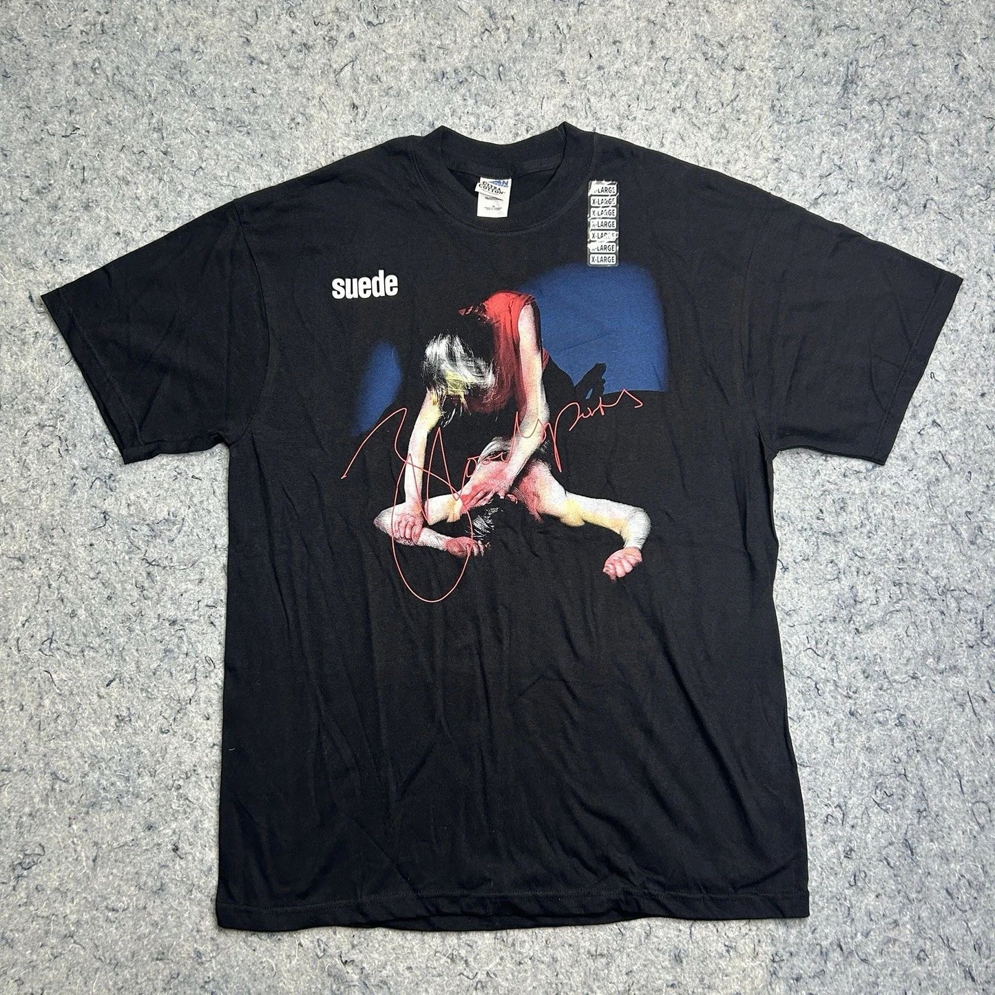Suede 2013 Tour T Shirt XL Black Band Tee Britpop Concert Modern Graphic New