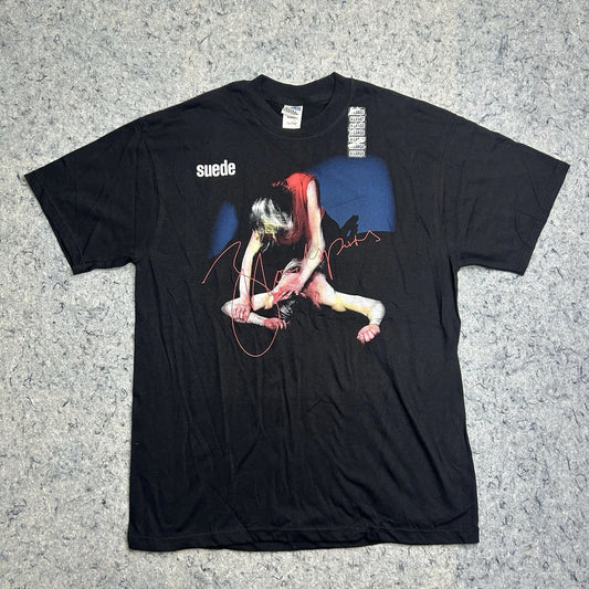 Suede 2013 Tour T Shirt XL Black Band Tee Britpop Concert Modern Graphic New