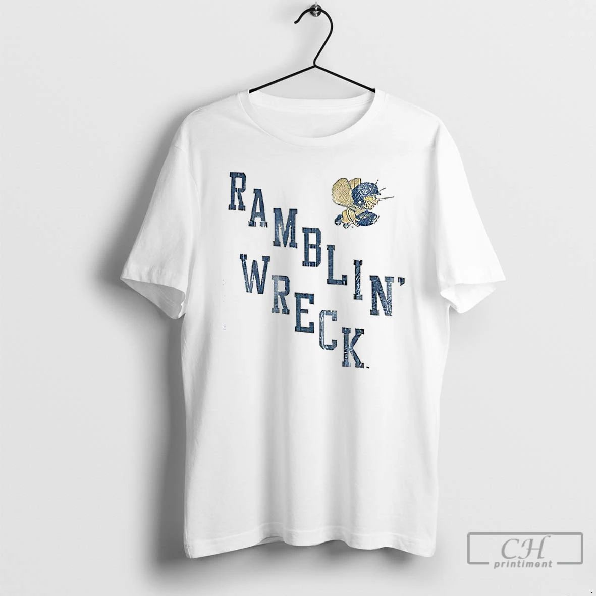 Classic Georgia Tech Yellow Jackets Football Ramblin Wreck National Champs 2025 T Shirts