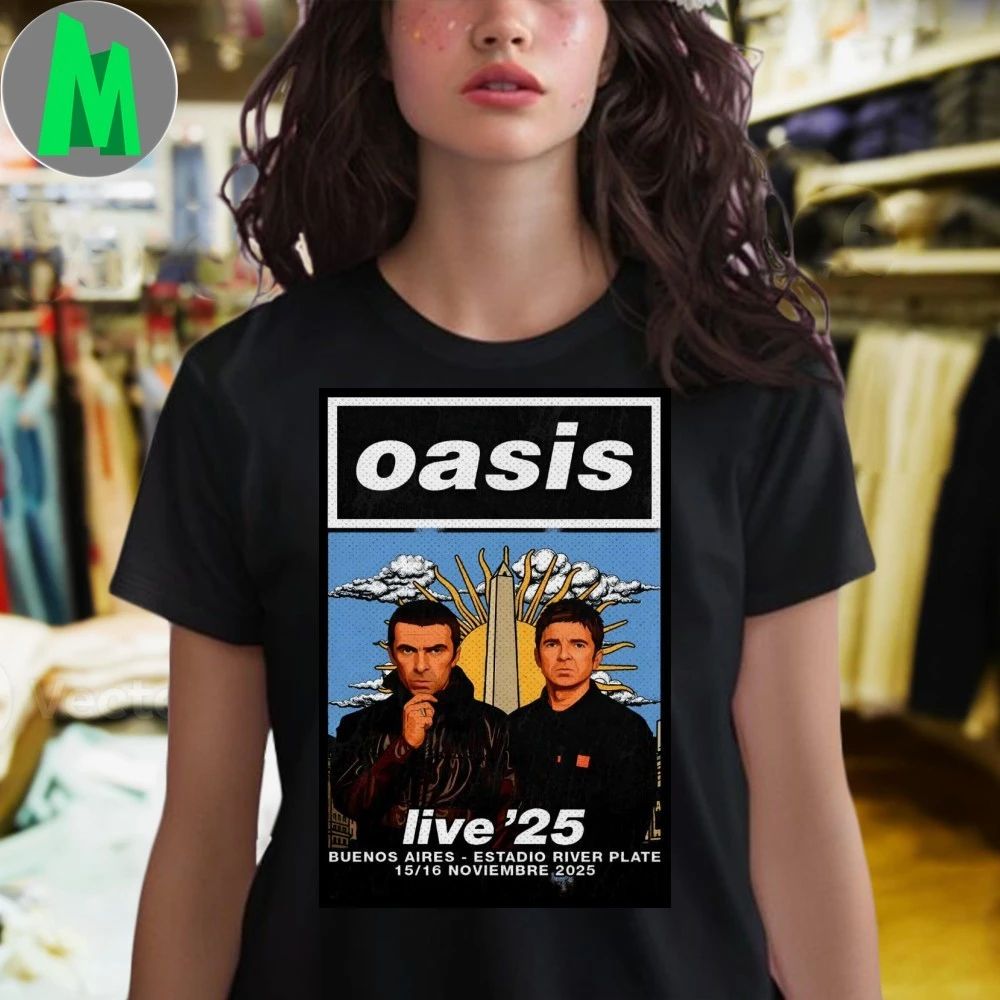 Oasis November 15-16 2025 Buenos Aires Argentina Poster Shirt