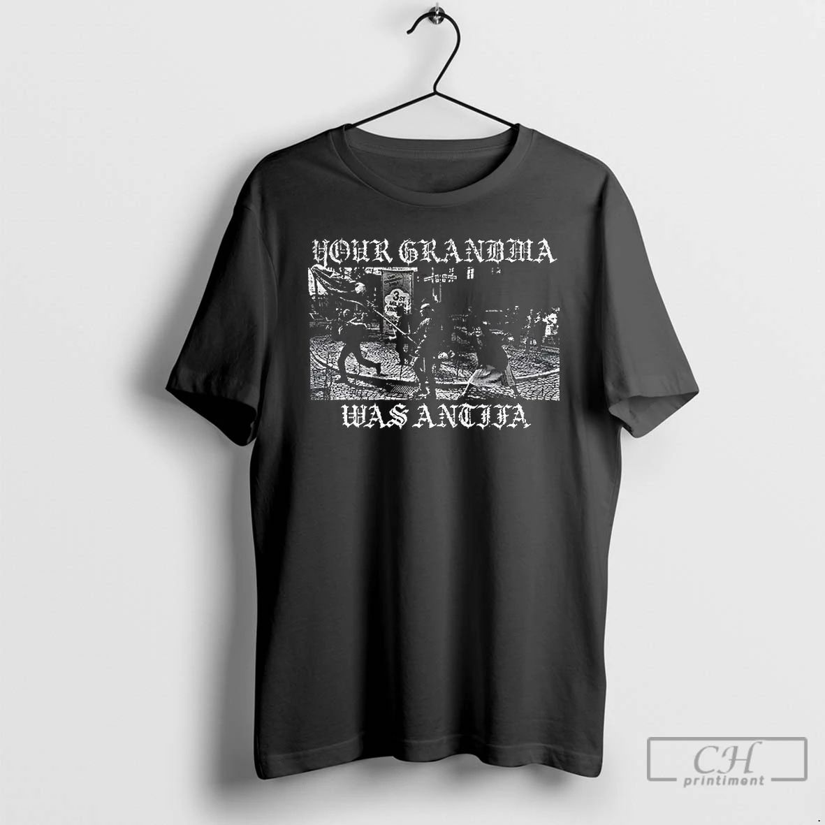 Classic Your Grandma Was Antifa Anti Fascist Vintage T Shirts