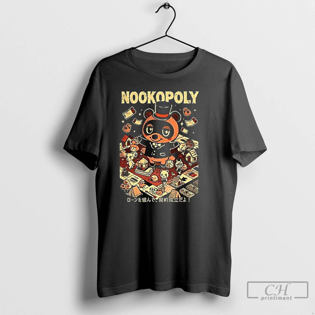 Premium Nookopoly Animal Crossing X Monopoly Video Game T Shirts