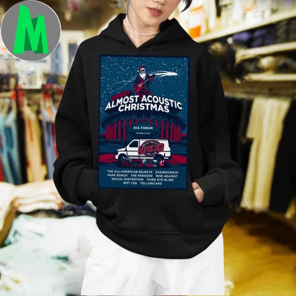 KROQ Almost Acoustic Christmas Dec 13 2025 In Inglewood CA Poster Shirt