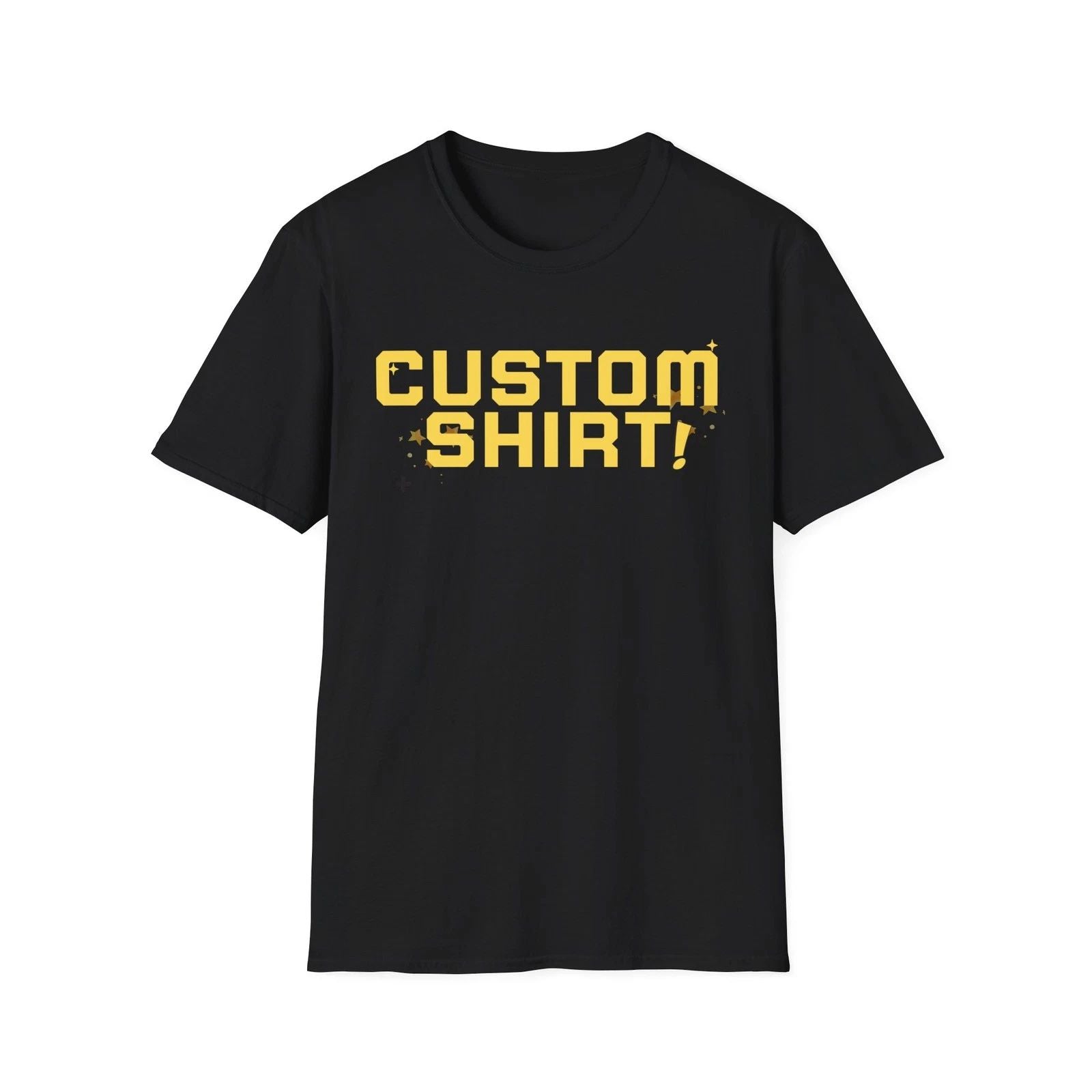 Custom Personalized T-Shirt with Name or Message - Perfect Gift for Occasions