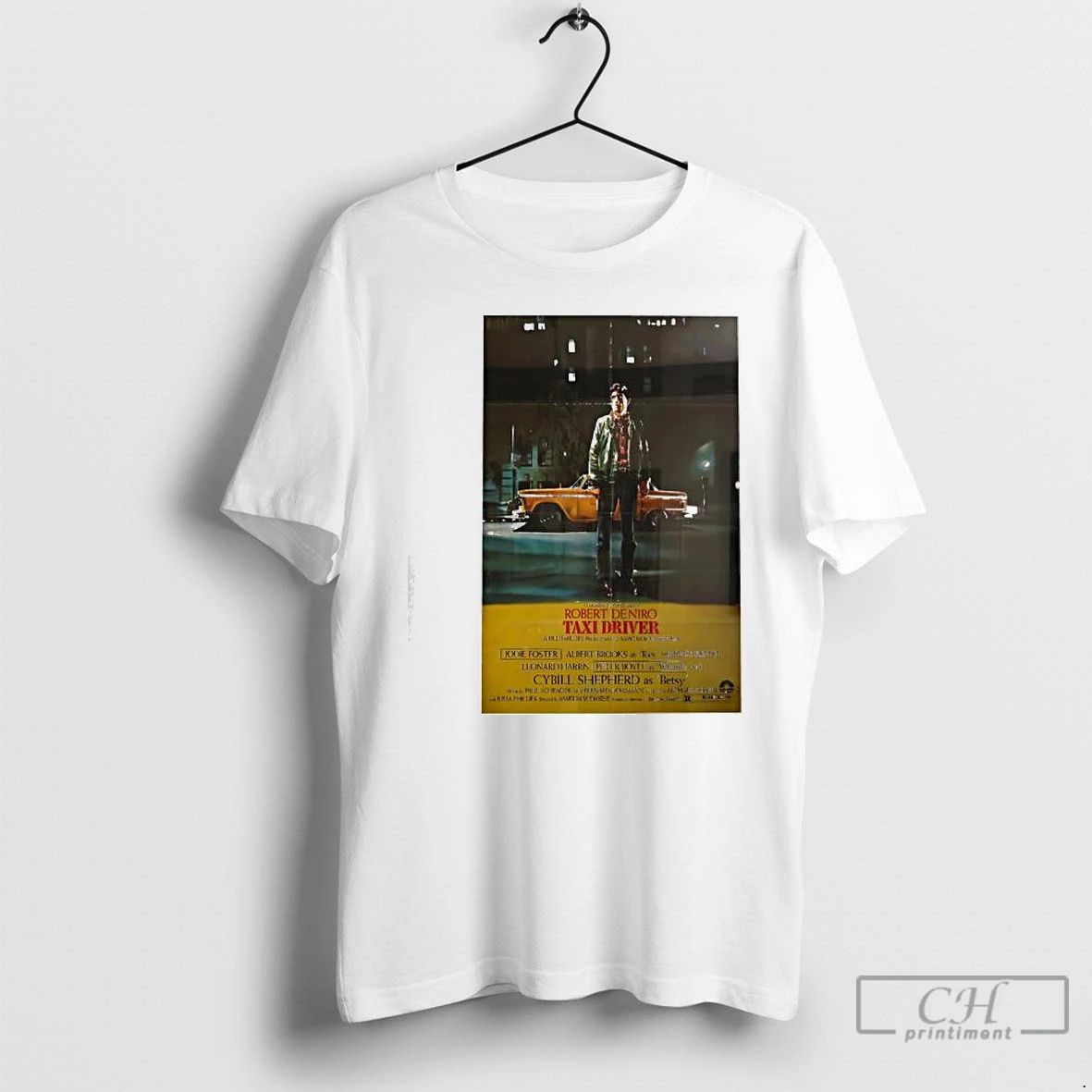Premium Robert De Niro 1976 Film Taxi Driver Movie T Shirts