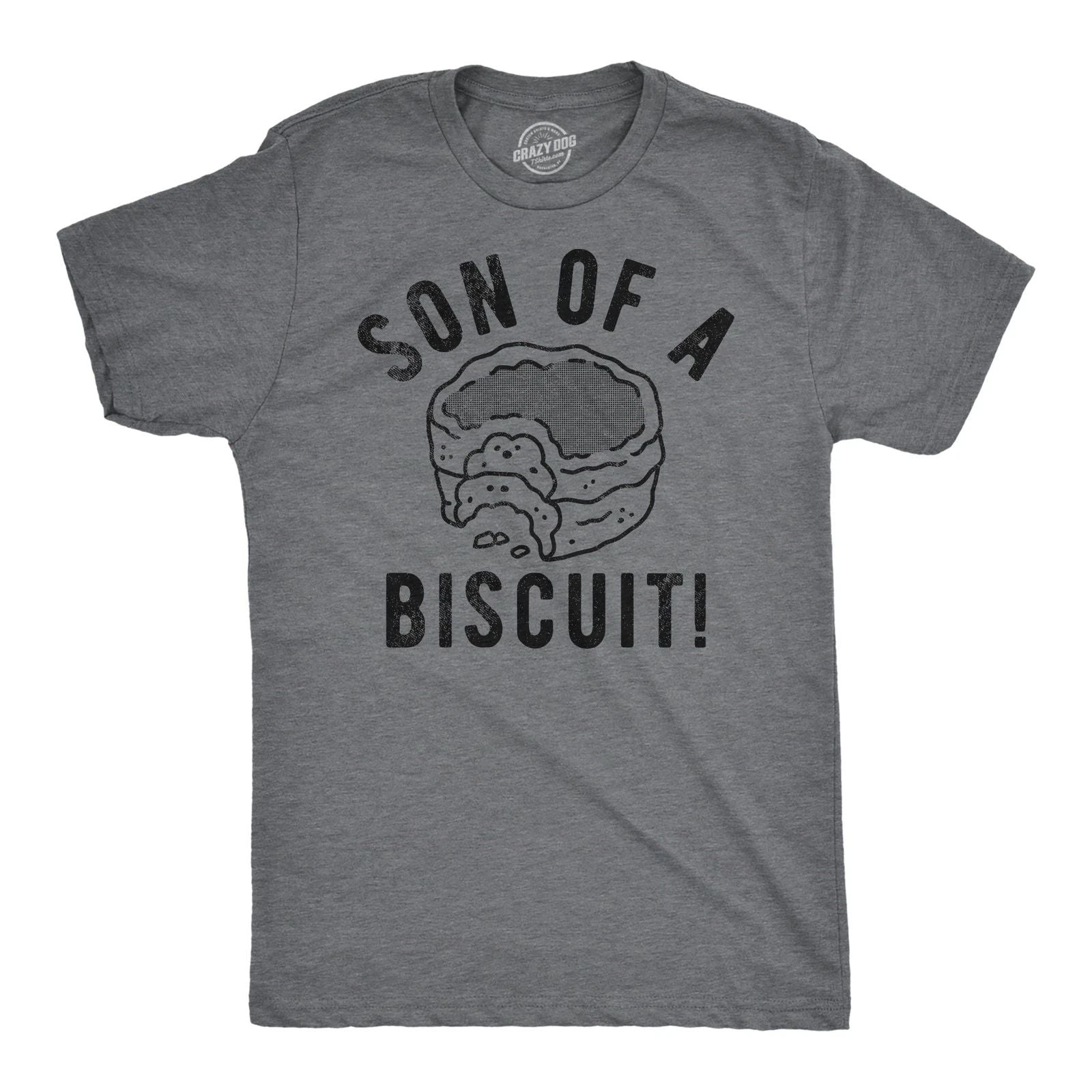 Mens Funny T Shirts Son Of A Biscuit Sarcastic Food Graphic Tee for Men
