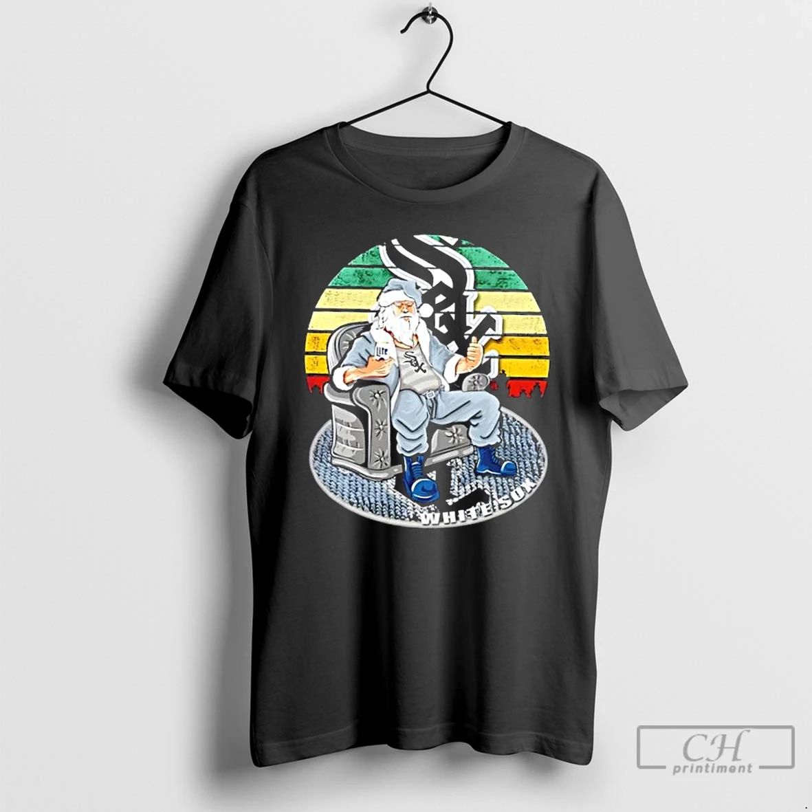 Classic Chicago White Sox X Santa Claus Christmas Vintage T Shirts